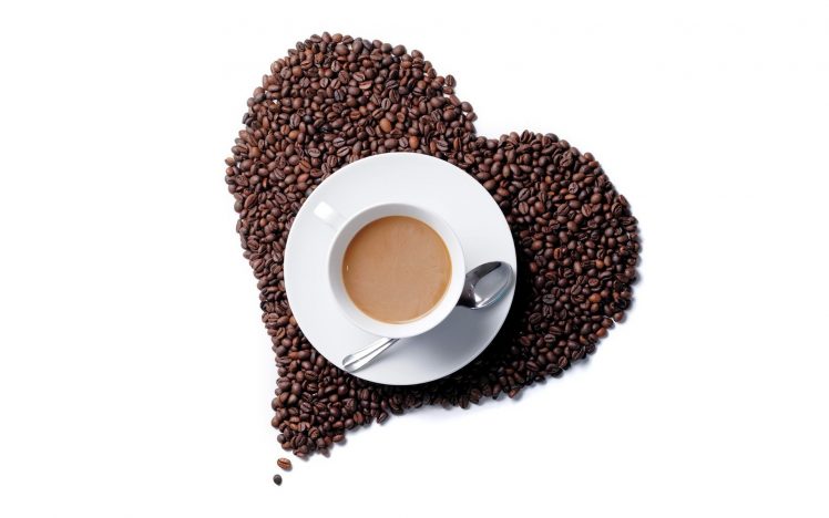 coffee, Cup, Grain, White, Spoons HD Wallpaper Desktop Background