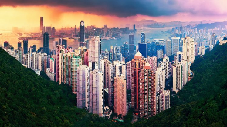 cityscape, Building, Hong Kong HD Wallpaper Desktop Background