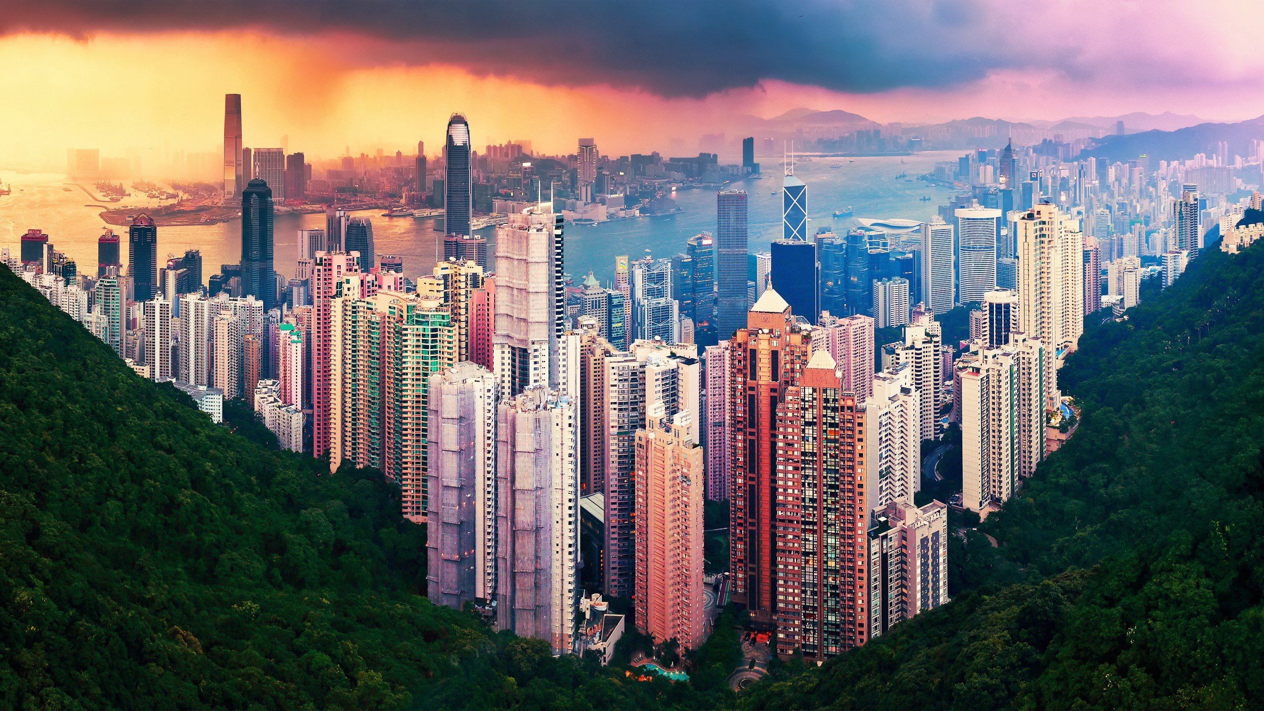cityscape, Building, Hong Kong Wallpaper