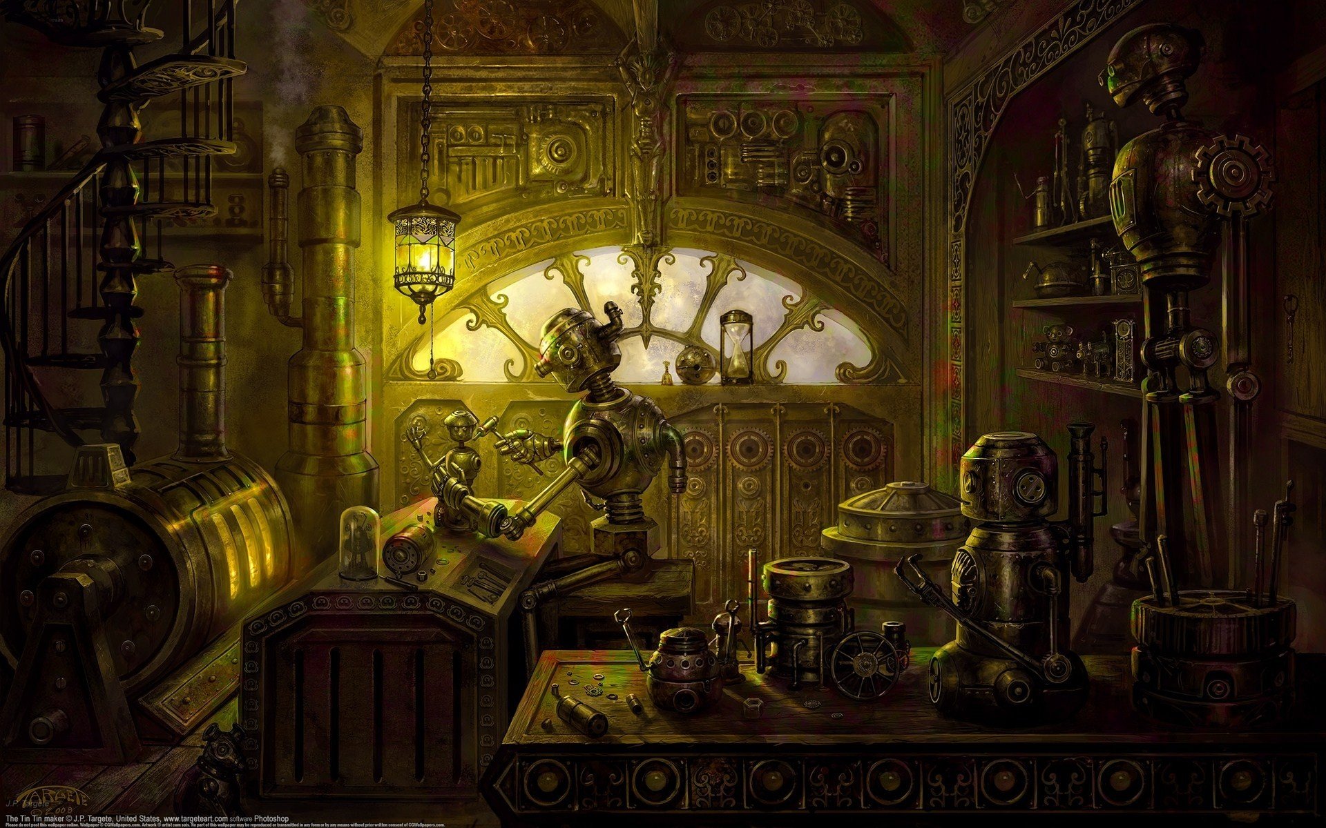 steampunk, Robot Wallpapers HD / Desktop and Mobile Backgrounds