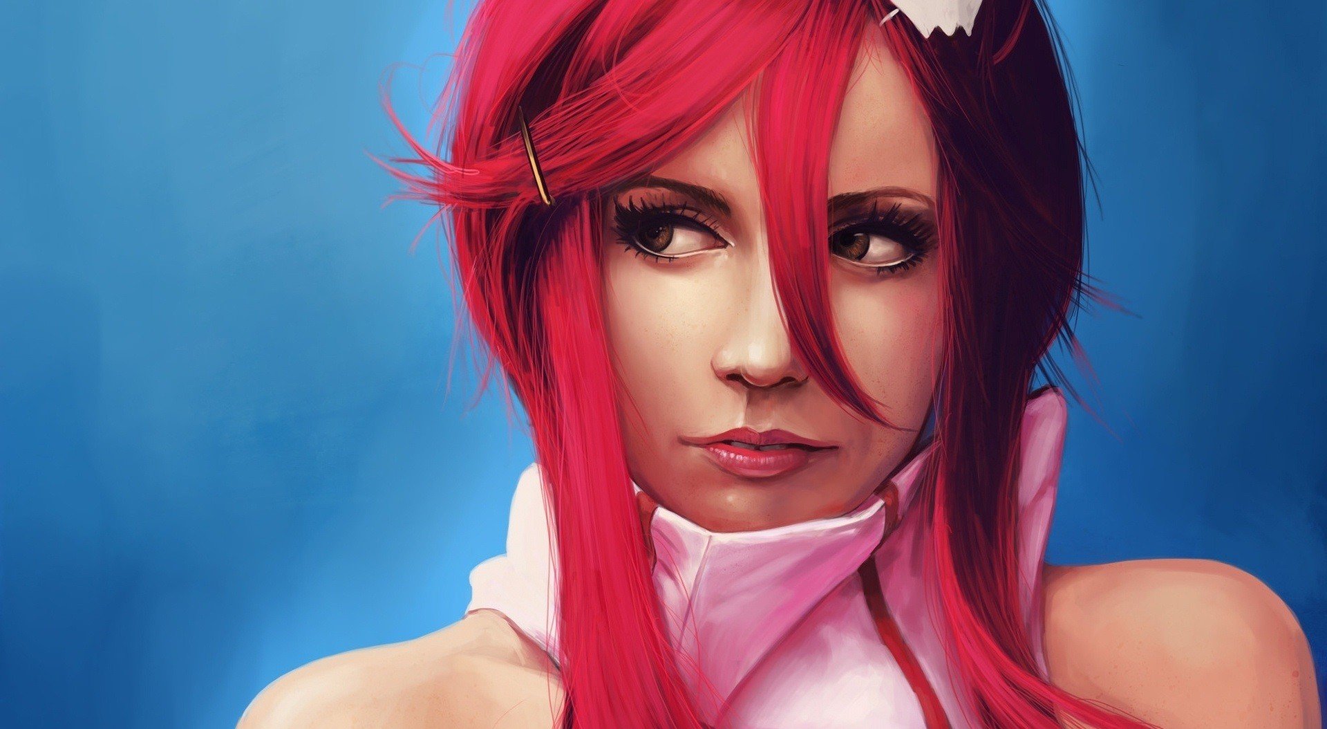 Littner Yoko, Tengen Toppa Gurren Lagann, Enji night, Redhead, Anime girls Wallpaper