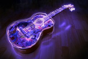 guitar, Neon