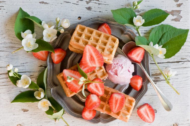 strawberries, Food HD Wallpaper Desktop Background