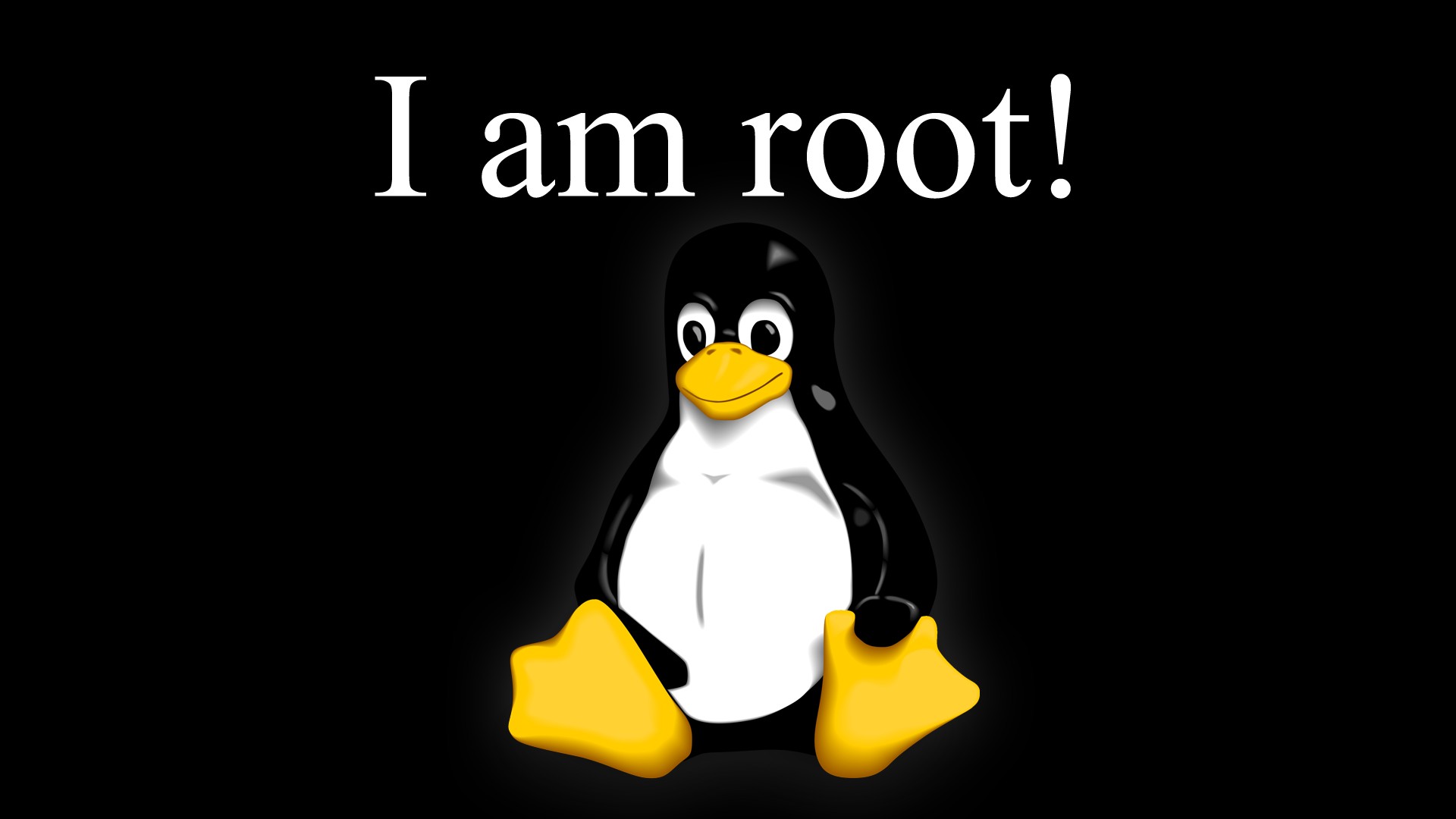 Linux, GNU, Root (character) Wallpaper