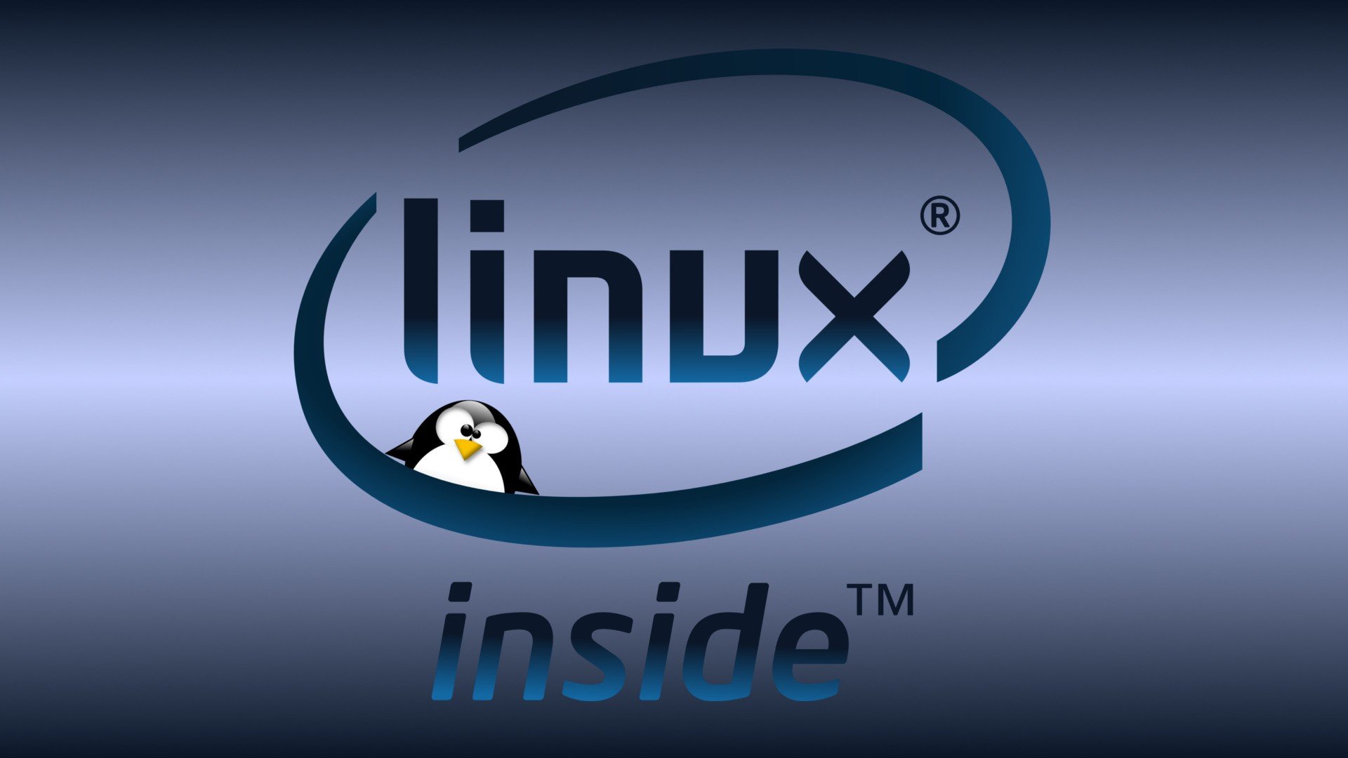 Linux, GNU, Intel Wallpaper