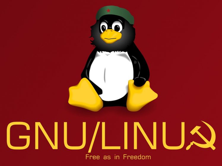 Linux, GNU, Che Guevara, Tux HD Wallpaper Desktop Background