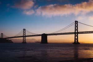 San Francisco, Bay Bridge, Sunrise, Bridge