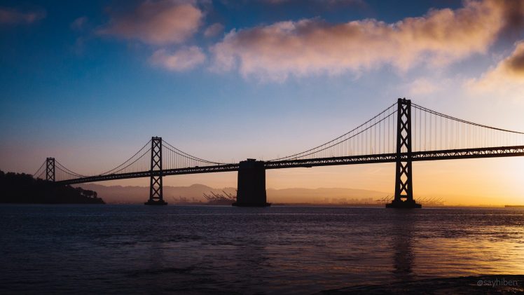 San Francisco, Bay Bridge, Sunrise, Bridge HD Wallpaper Desktop Background