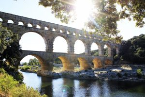 building, Old building, Bridge, Aqueducts, Pont du Gard