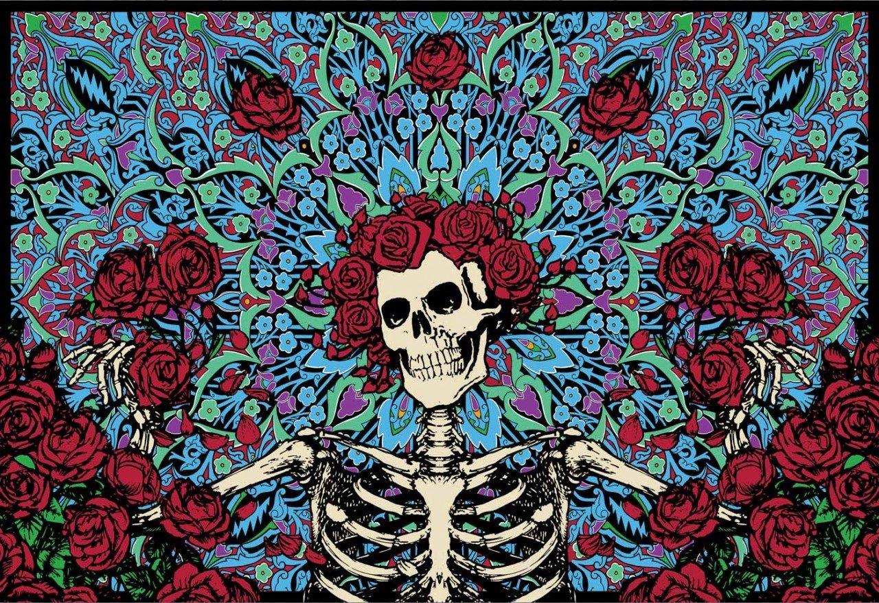 skeleton, Skull, Dia de muertos, Rose Wallpaper