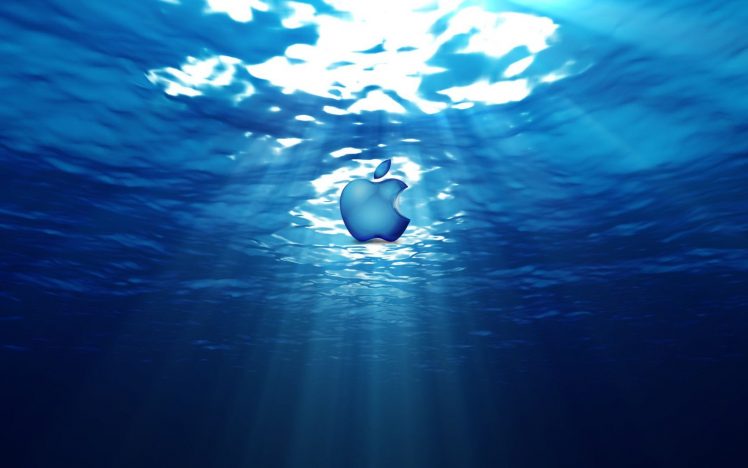 Apple Inc., Underwater, Sun rays HD Wallpaper Desktop Background