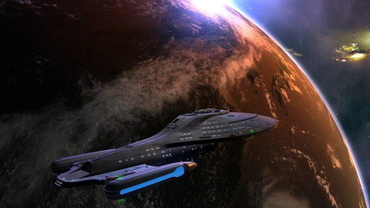 Star Trek, USS Voyager, Science fiction HD Wallpaper Desktop Background