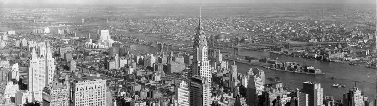 Manhattan, Empire State Building, History, Multiple display HD Wallpaper Desktop Background