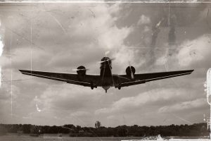 aircraft, Sepia, Photo manipulation