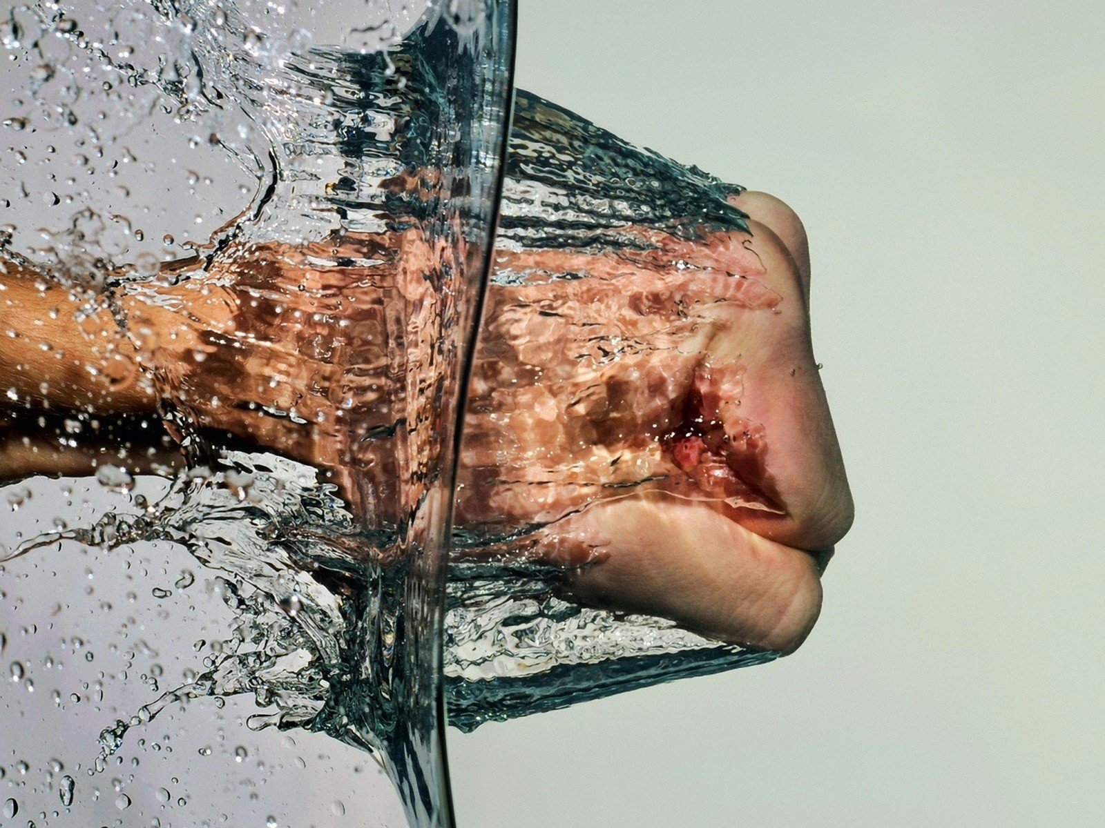 water, Fists, Photography Wallpaper