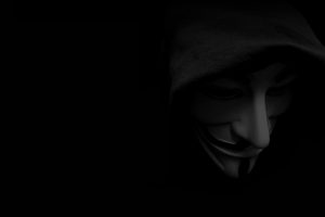 minimalism, Guy Fawkes mask, Anonymous