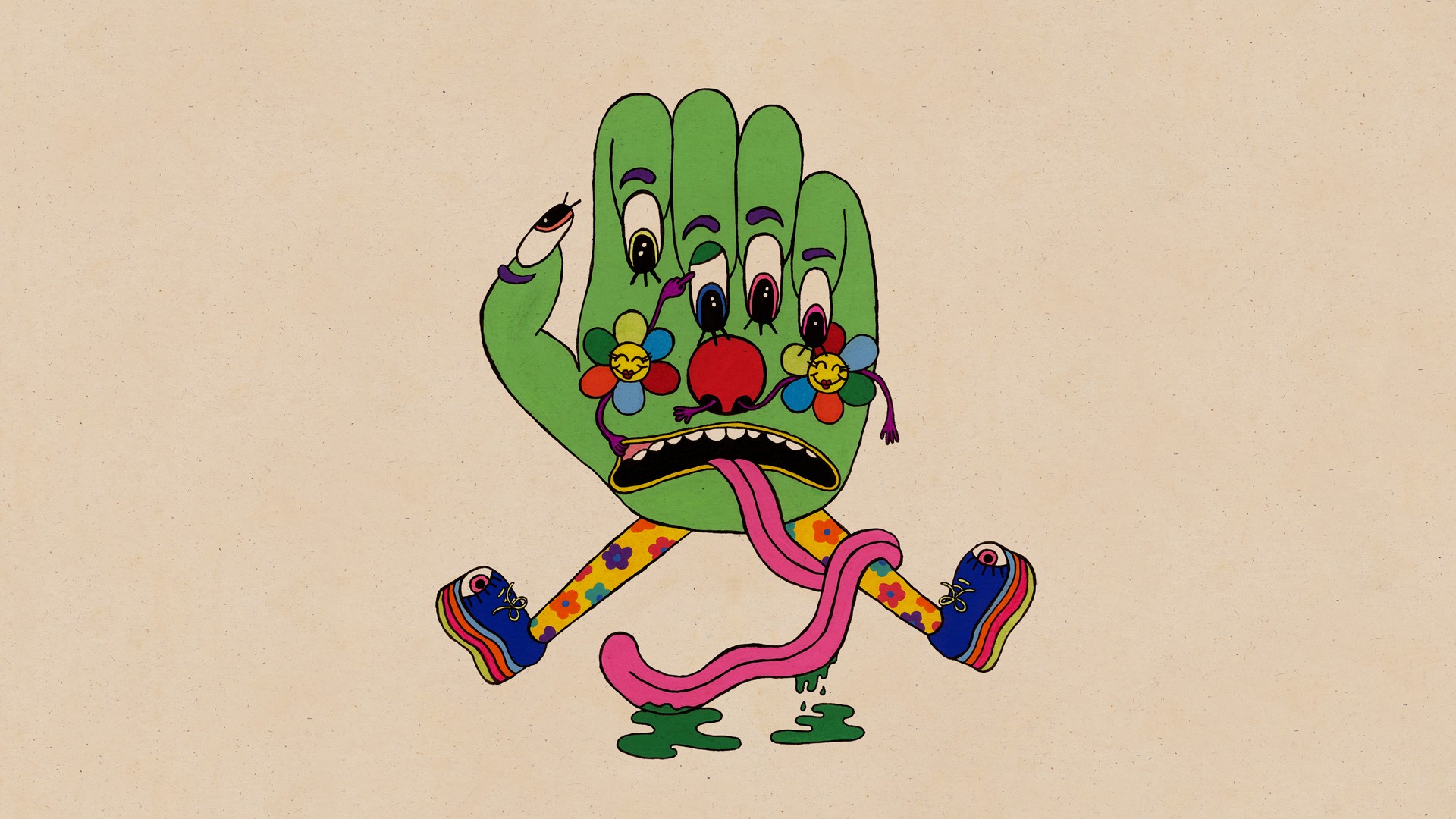 Dan Deacon, Cover art, Album covers, Gliss Riffer Wallpaper