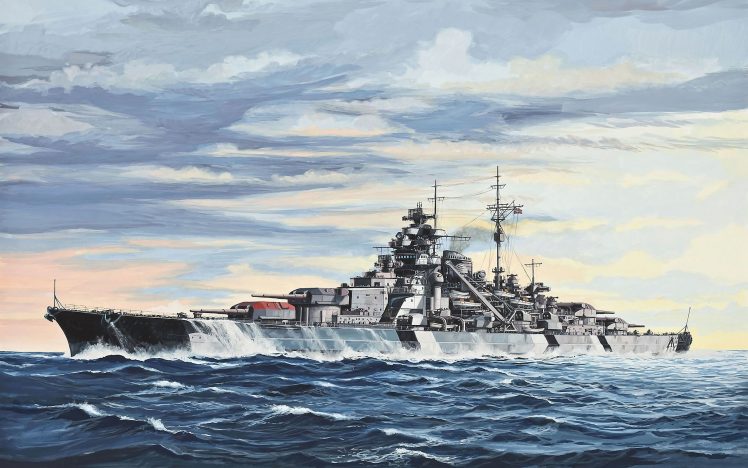 Battleship, Bismarck (ship) HD Wallpaper Desktop Background