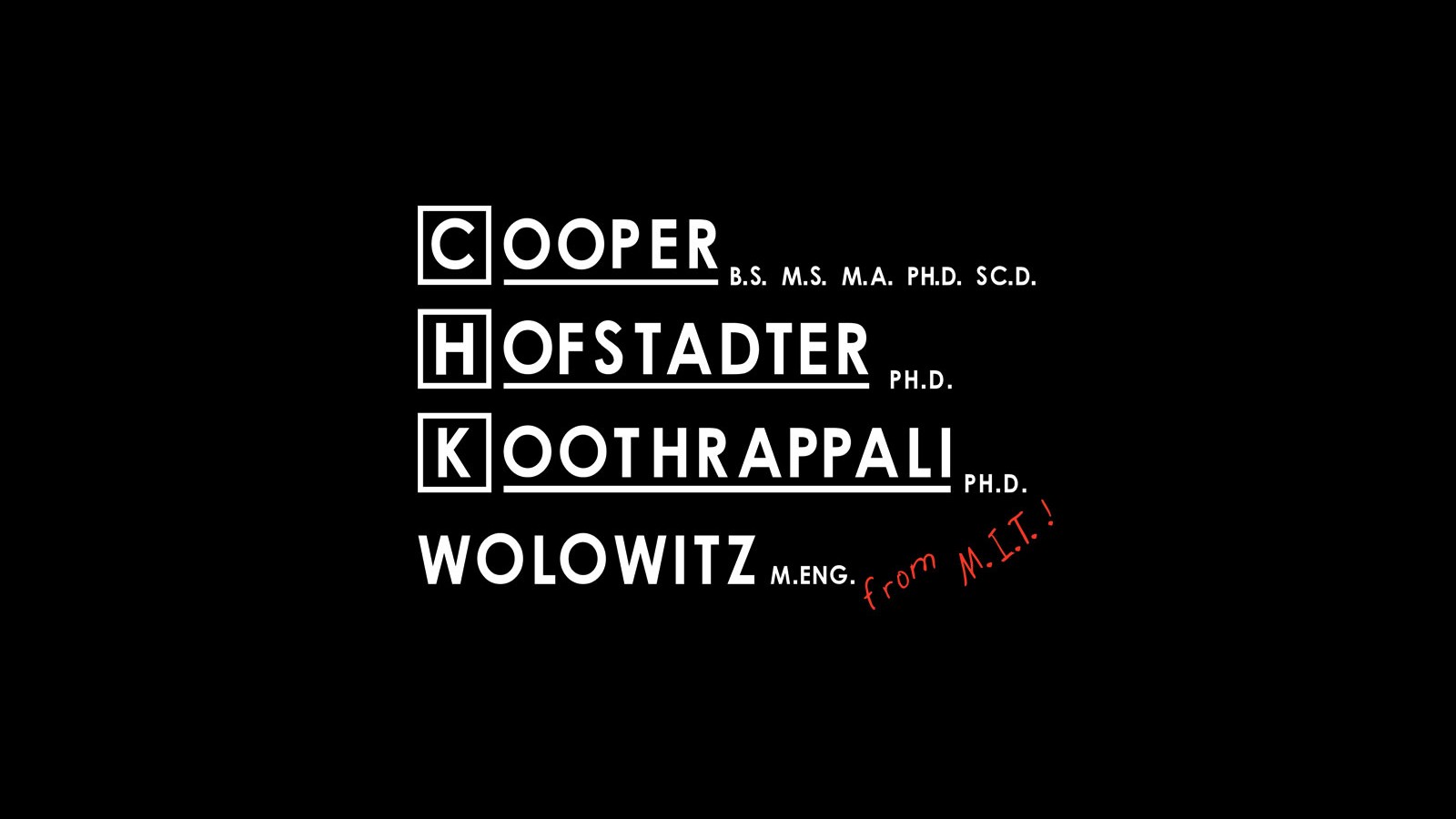 The Big Bang Theory Wallpaper