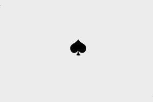 minimalism, Ace of Spades