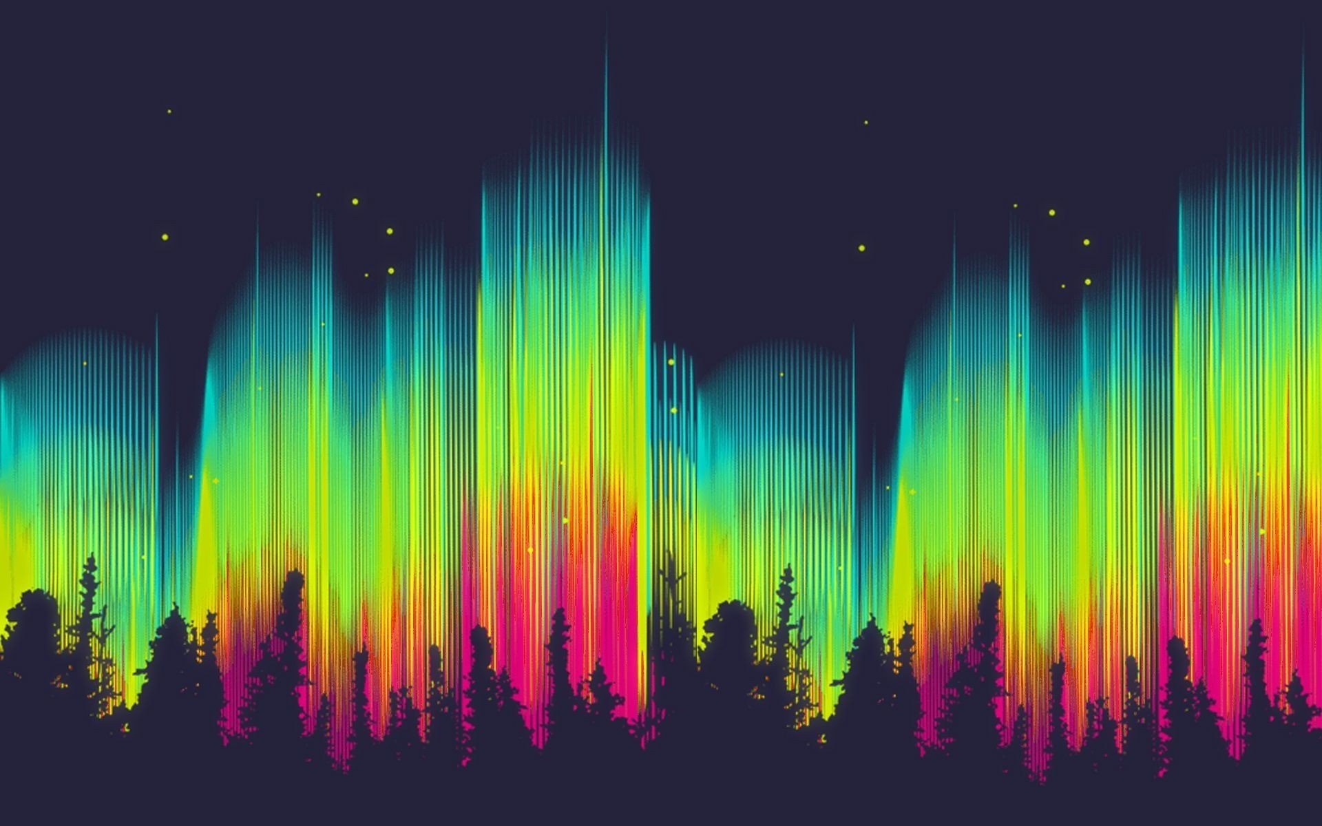 colorful, Aurorae Wallpaper