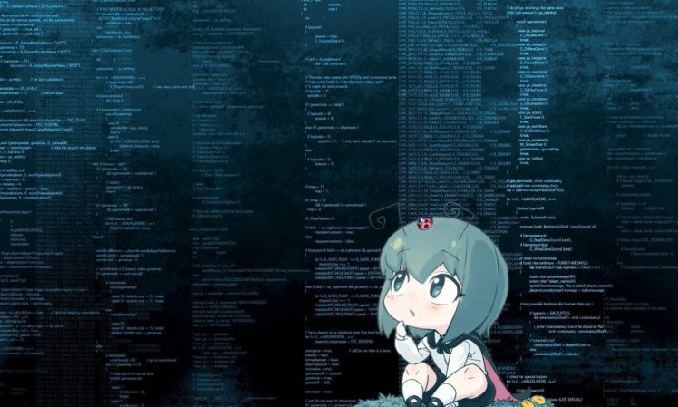 anime, Code HD Wallpaper Desktop Background