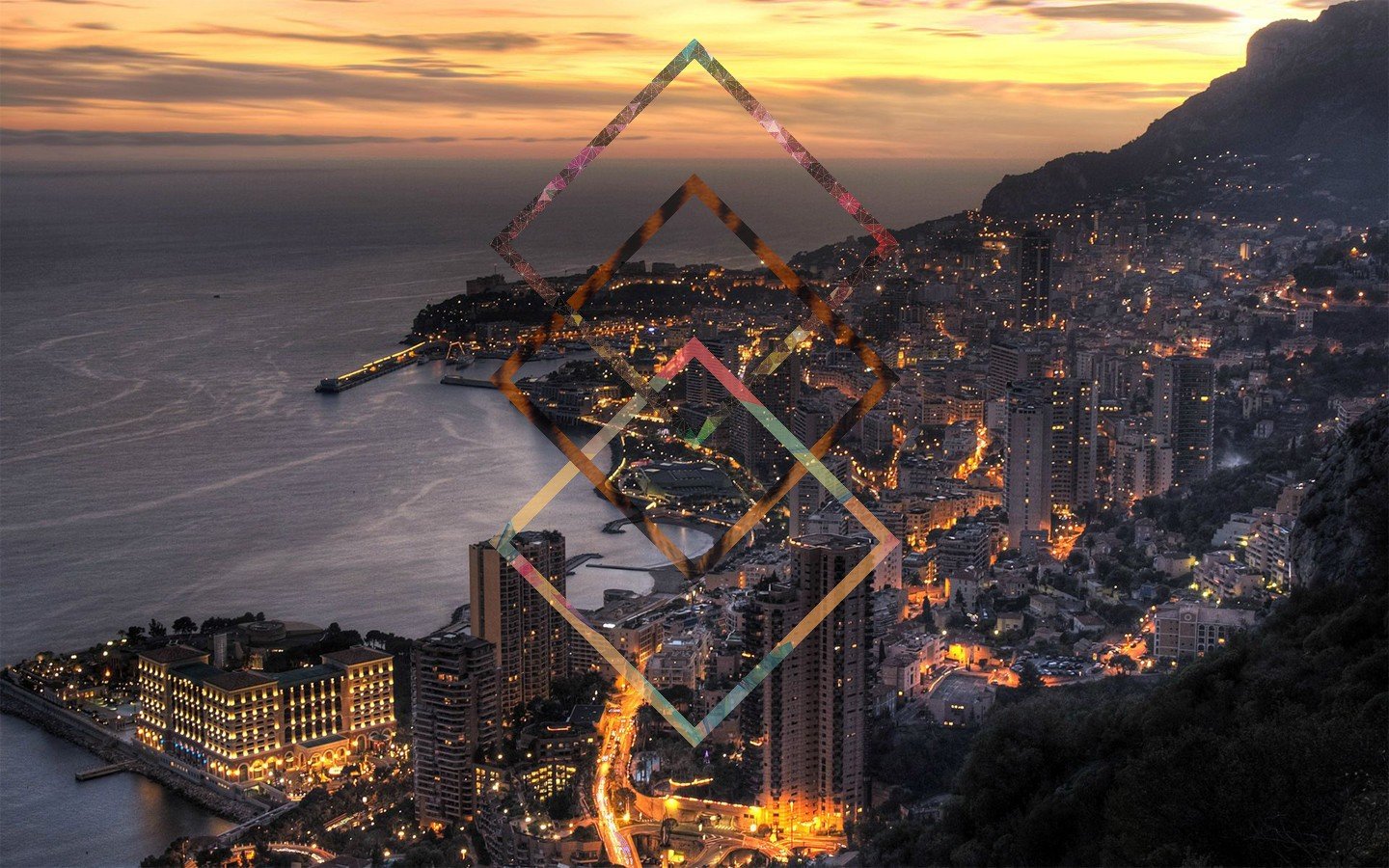 city, Polyscape Wallpaper