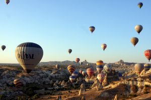 hot air balloons, Turkey