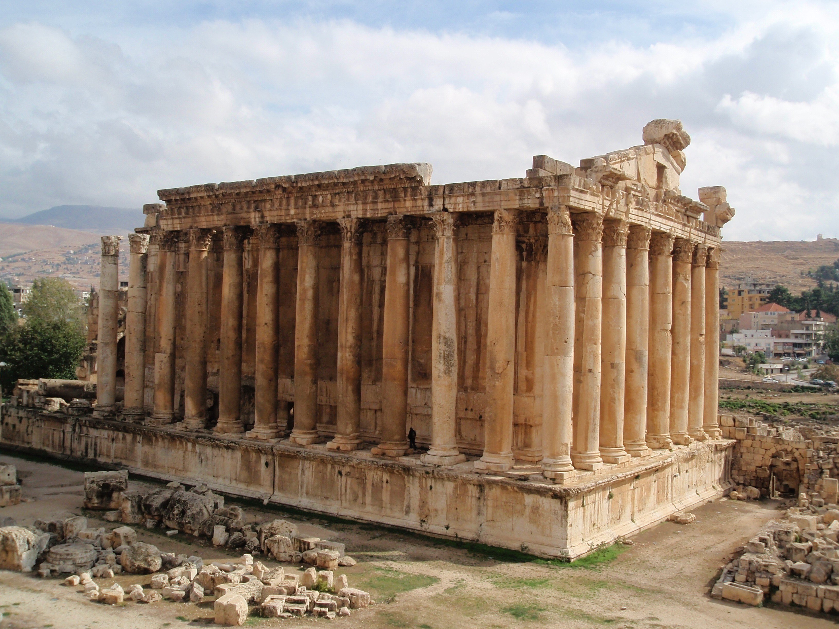 ruin, Baalbek, Lebanon, Pillar, Architecture Wallpaper