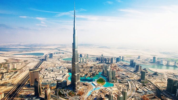 Dubai, United Arab Emirates, Burj Khalifa, Building HD Wallpaper Desktop Background