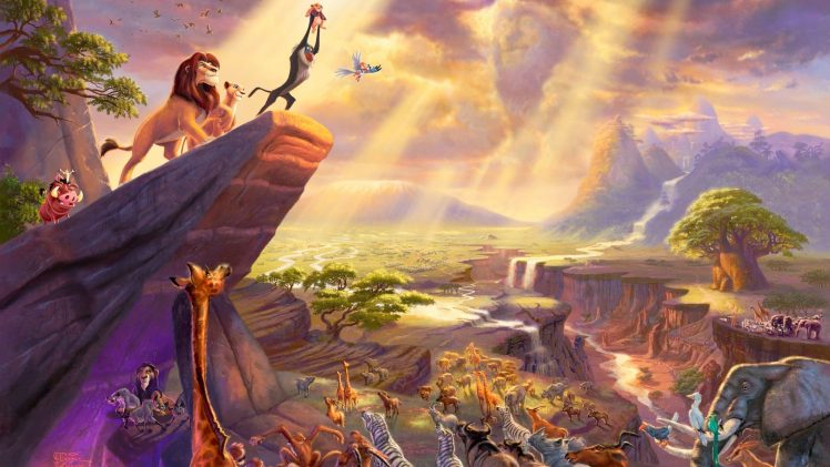 The Lion King, Simba, Rafiki, Disney HD Wallpaper Desktop Background