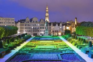 city, Cityscape, Belgium, Brussels, Garden, Architecture, Statue
