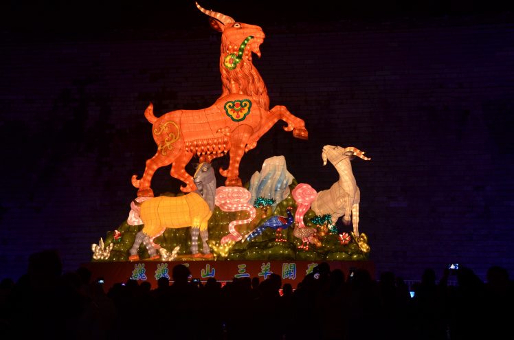 Taiwan, Lantern Festival, Goats HD Wallpaper Desktop Background