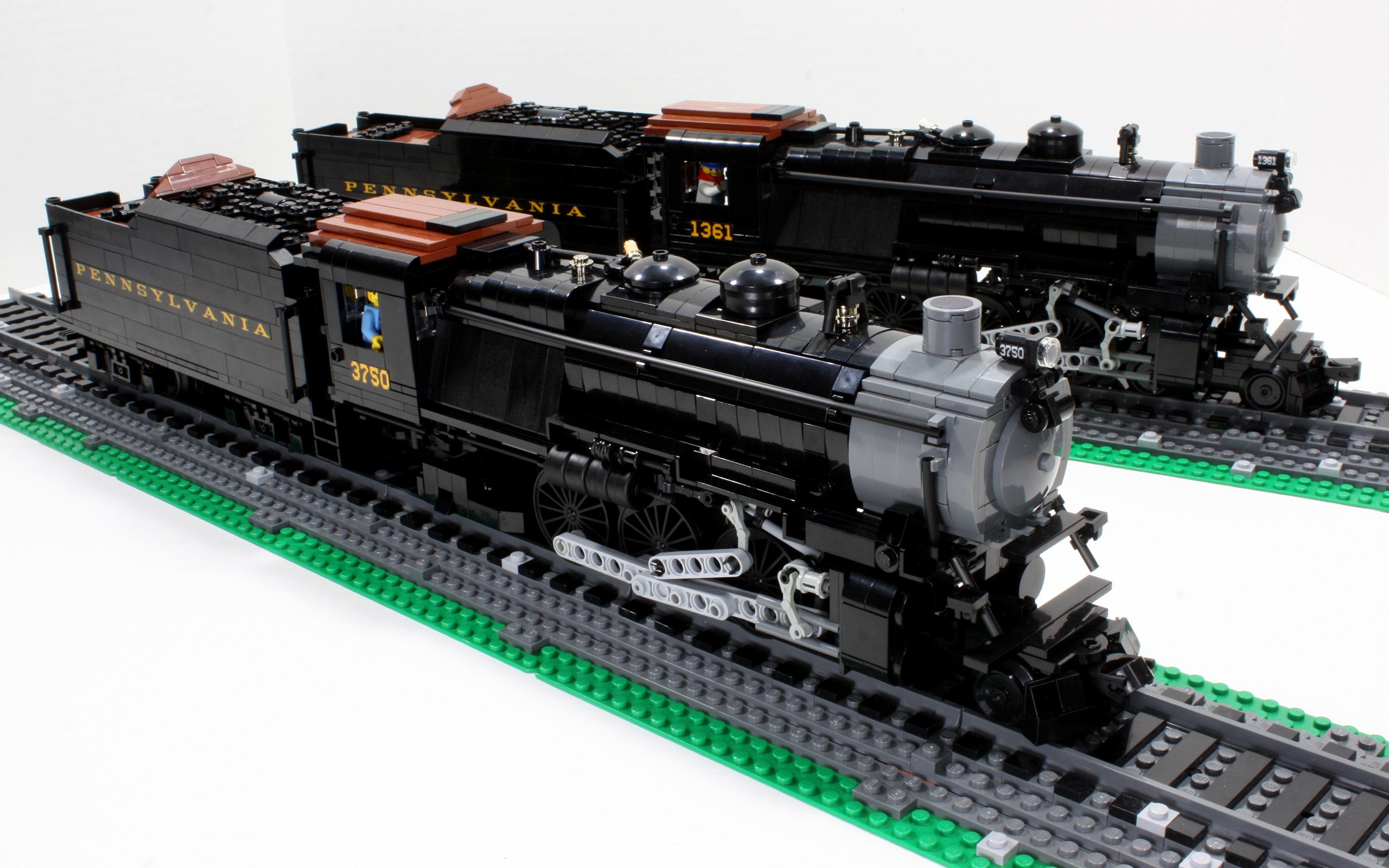 train, Steam locomotive, LEGO, Toys Wallpaper