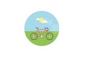 minimalism, Bicycle, Summer
