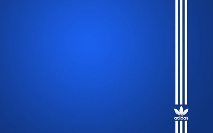 Adidas, Blue, Minimalism HD Wallpaper Desktop Background