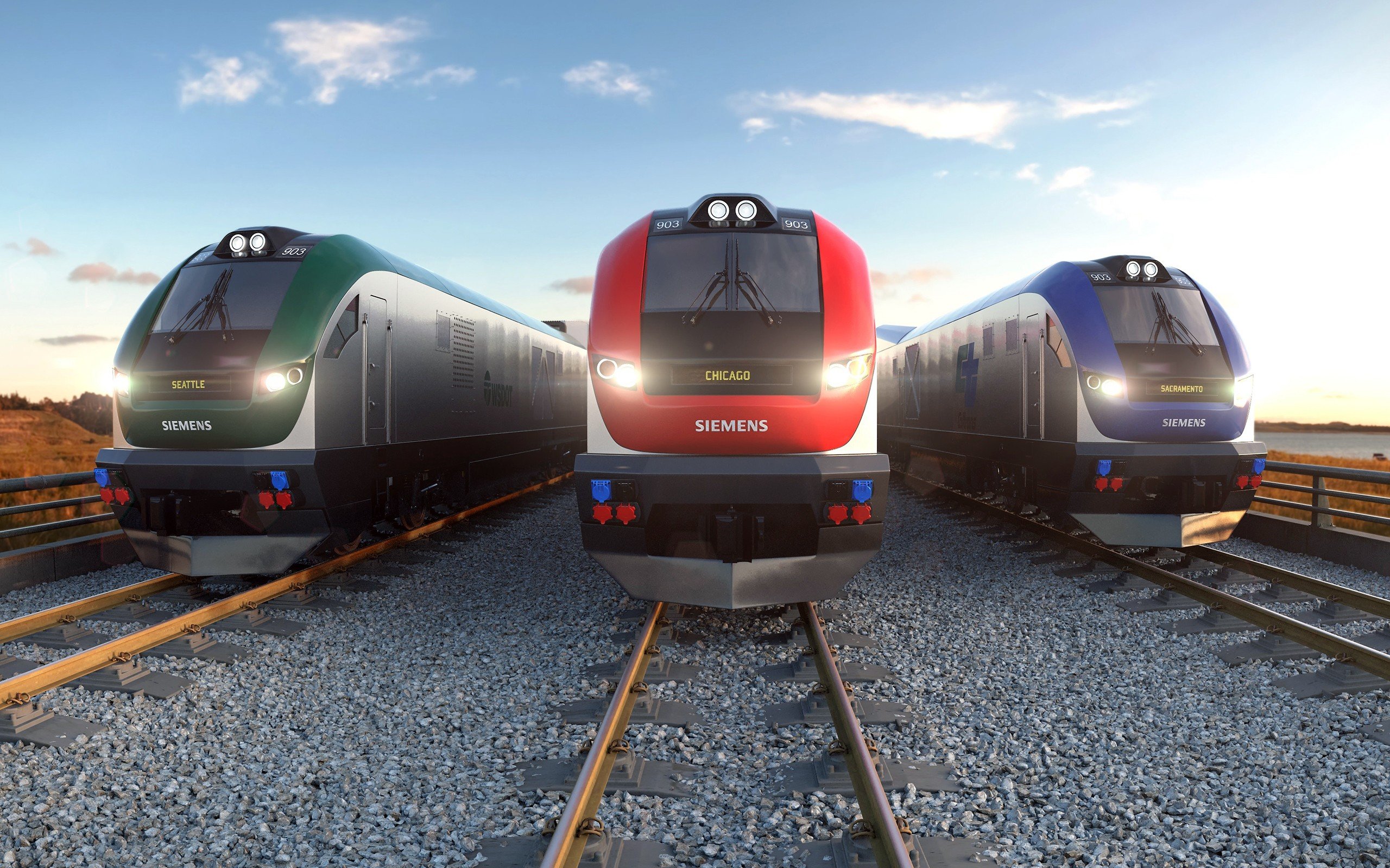train, Siemens Charger, Transport Wallpaper