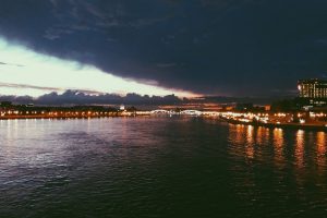St. Petersburg, City, Water, Overcast