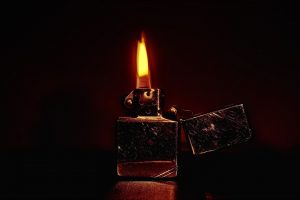 fire, Metal, Black and red, Photography, Depth of field, Macro, Zippo