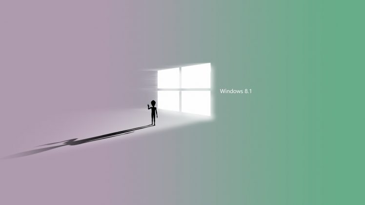 window sill, Aliens, Minimalism, Windows 8 HD Wallpaper Desktop Background