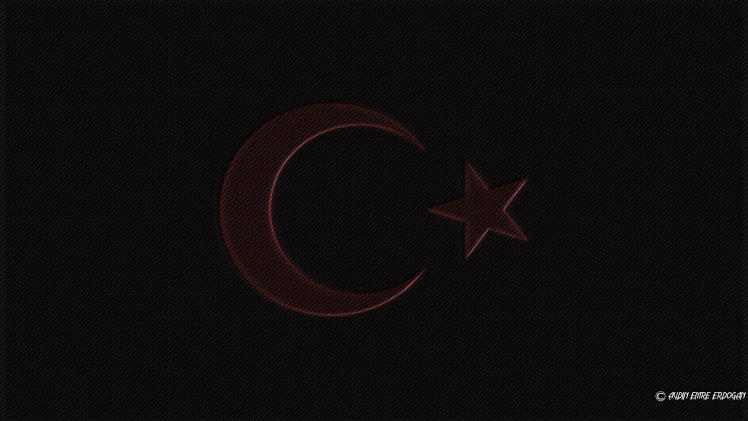 Turkey, Turkish, Flag, Nations, Moon, Shooting stars HD Wallpaper Desktop Background