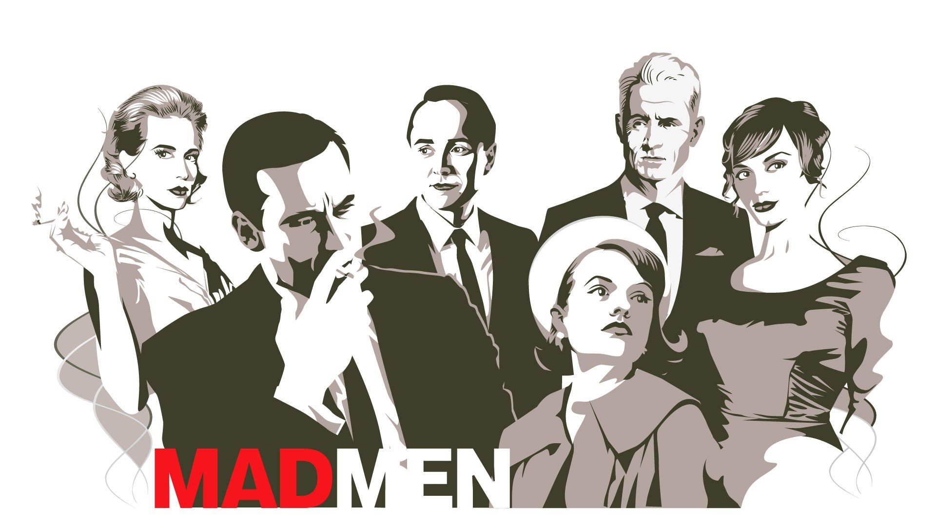 Mad Men, Smoking Wallpaper