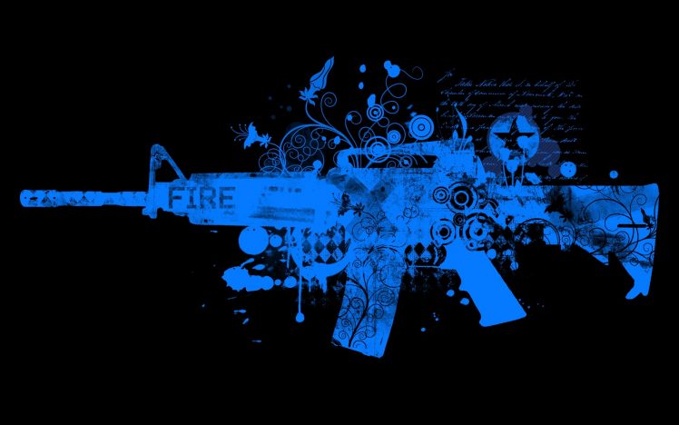 gun, Blue HD Wallpaper Desktop Background