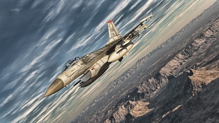 General Dynamics F 16 Fighting Falcon HD Wallpaper Desktop Background