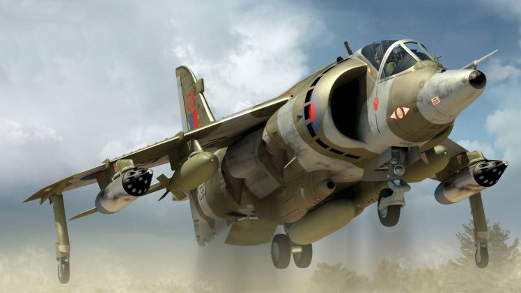 aircraft, Harrier Jump Jet HD Wallpaper Desktop Background