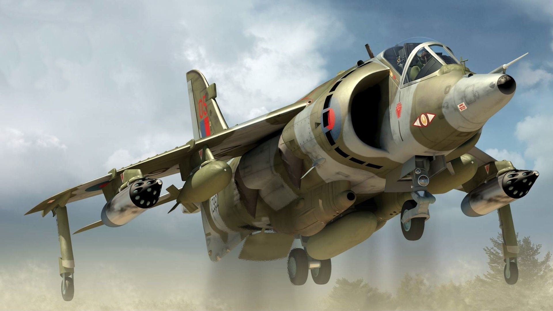 aircraft, Harrier Jump Jet Wallpaper