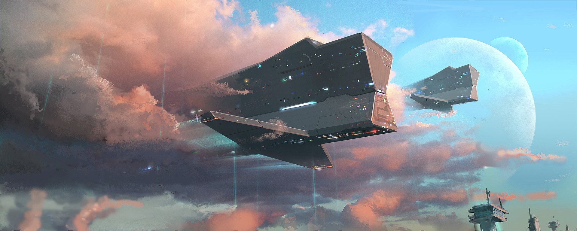 spceship Wallpaper