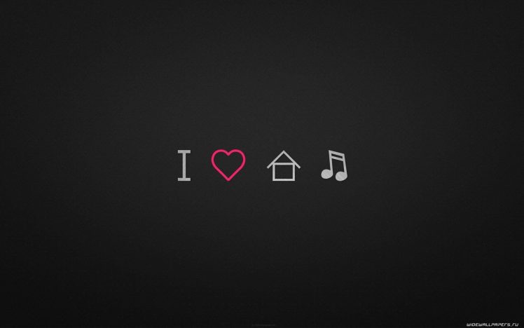 house music, Minimalism HD Wallpaper Desktop Background