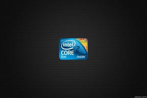 Intel, Logo, Minimalism, Simple