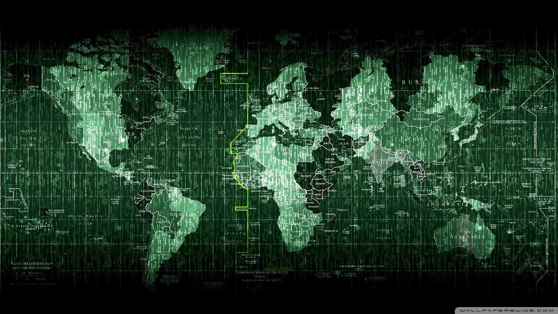 world map, Map, Grid Wallpaper